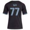 Darren Yapi Colorado Rapids adidas Youth 2026 Colorful Colorado Replica Jersey - Black - Detail View