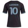 Paxten Aaronson Colorado Rapids adidas Youth 2026 Colorful Colorado Replica Jersey - Black - Detail View