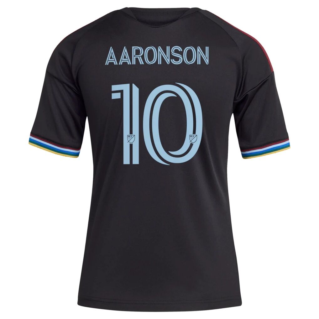 Paxten Aaronson Colorado Rapids adidas Youth 2026 Colorful Colorado Replica Jersey