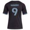 Rafael Navarro Colorado Rapids adidas Youth 2026 Colorful Colorado Replica Jersey - Black - Detail View