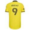 Wessam Abou Ali Columbus Crew adidas 2026 The Crafted for Excellence Kit On-Field Authentic Patch Jersey - Yellow - Detail View