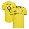Wessam Abou Ali Columbus Crew adidas 2026 The Crafted for Excellence Kit On-Field Authentic Patch Jersey - Yellow - Front View
