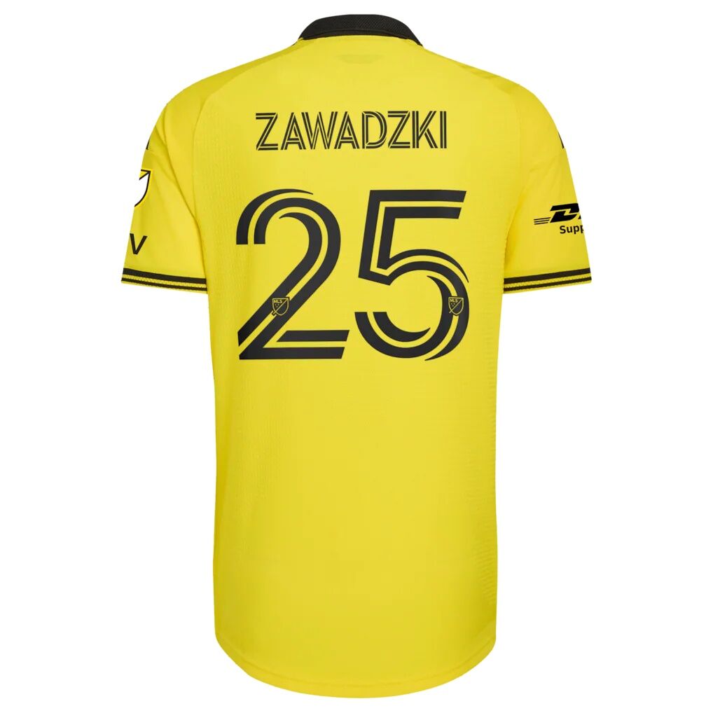 Sean Zawadzki Columbus Crew adidas 2026 The Crafted for Excellence Kit On-Field Authentic Patch Jersey