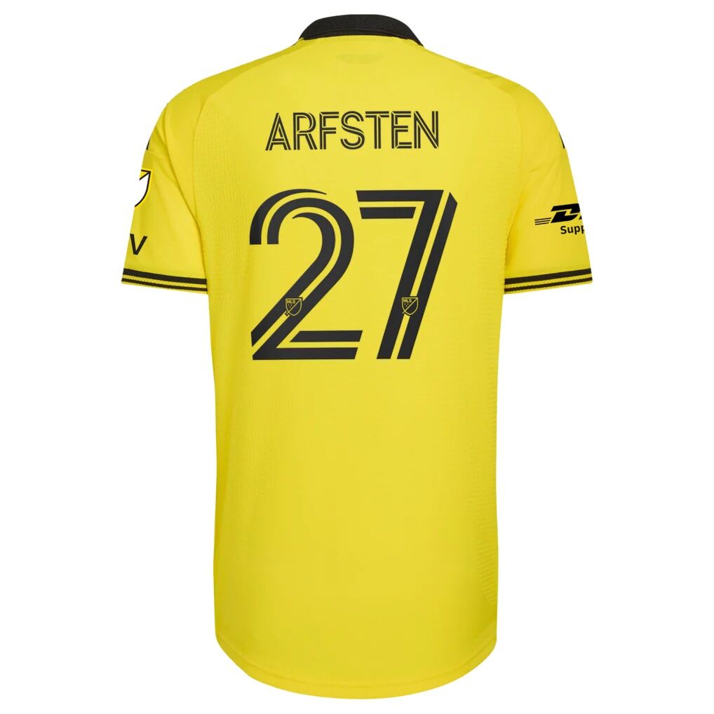 Maximilian Arfsten Columbus Crew adidas 2026 The Crafted for Excellence Kit On-Field Authentic Patch Jersey