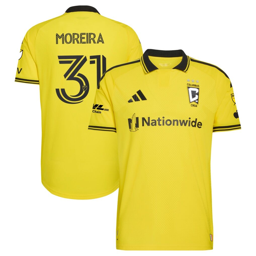 Steven Moreira Columbus Crew adidas 2026 The Crafted for Excellence Kit On-Field Authentic Patch Jersey