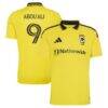 Wessam Abou Ali Columbus Crew adidas 2026 The Crafted for Excellence Kit Replica Jersey - Yellow - Front View