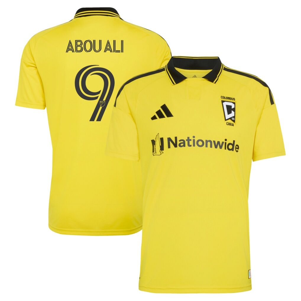 Wessam Abou Ali Columbus Crew adidas 2026 The Crafted for Excellence Kit Replica Jersey