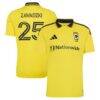 Sean Zawadzki Columbus Crew adidas 2026 The Crafted for Excellence Kit Replica Jersey - Yellow - Front View