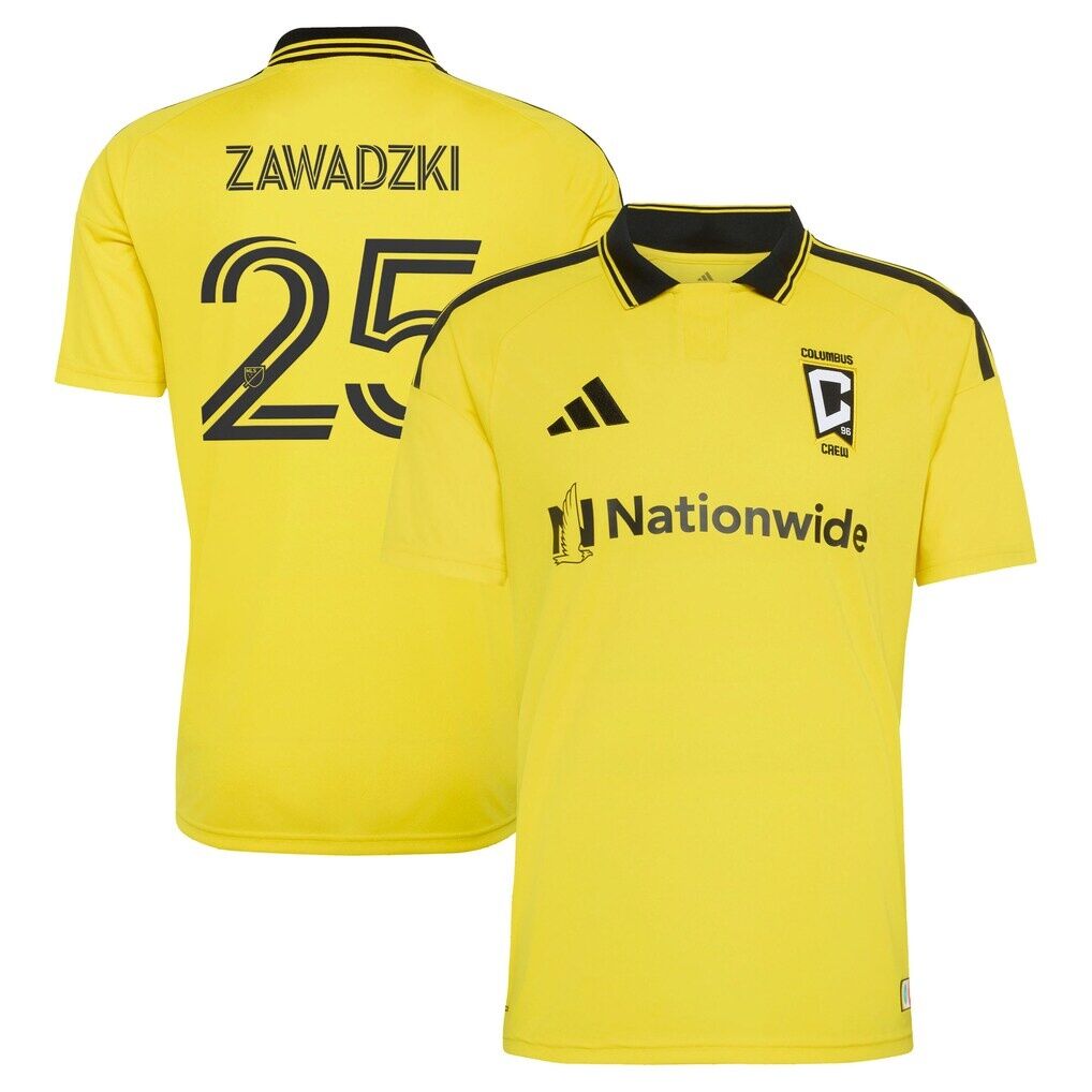 Sean Zawadzki Columbus Crew adidas 2026 The Crafted for Excellence Kit Replica Jersey