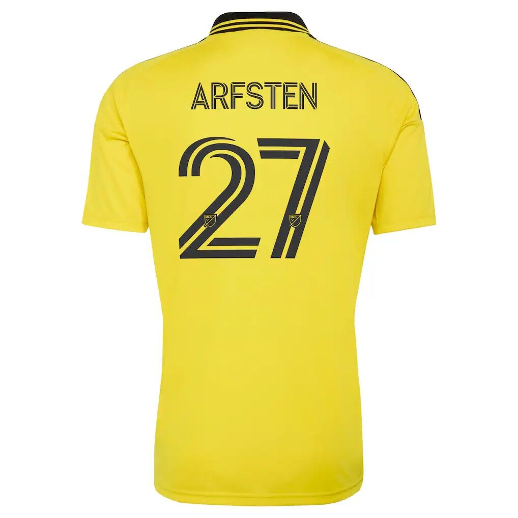 Maximilian Arfsten Columbus Crew adidas 2026 The Crafted for Excellence Kit Replica Jersey