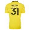 Steven Moreira Columbus Crew adidas 2026 The Crafted for Excellence Kit Replica Jersey - Yellow - Detail View