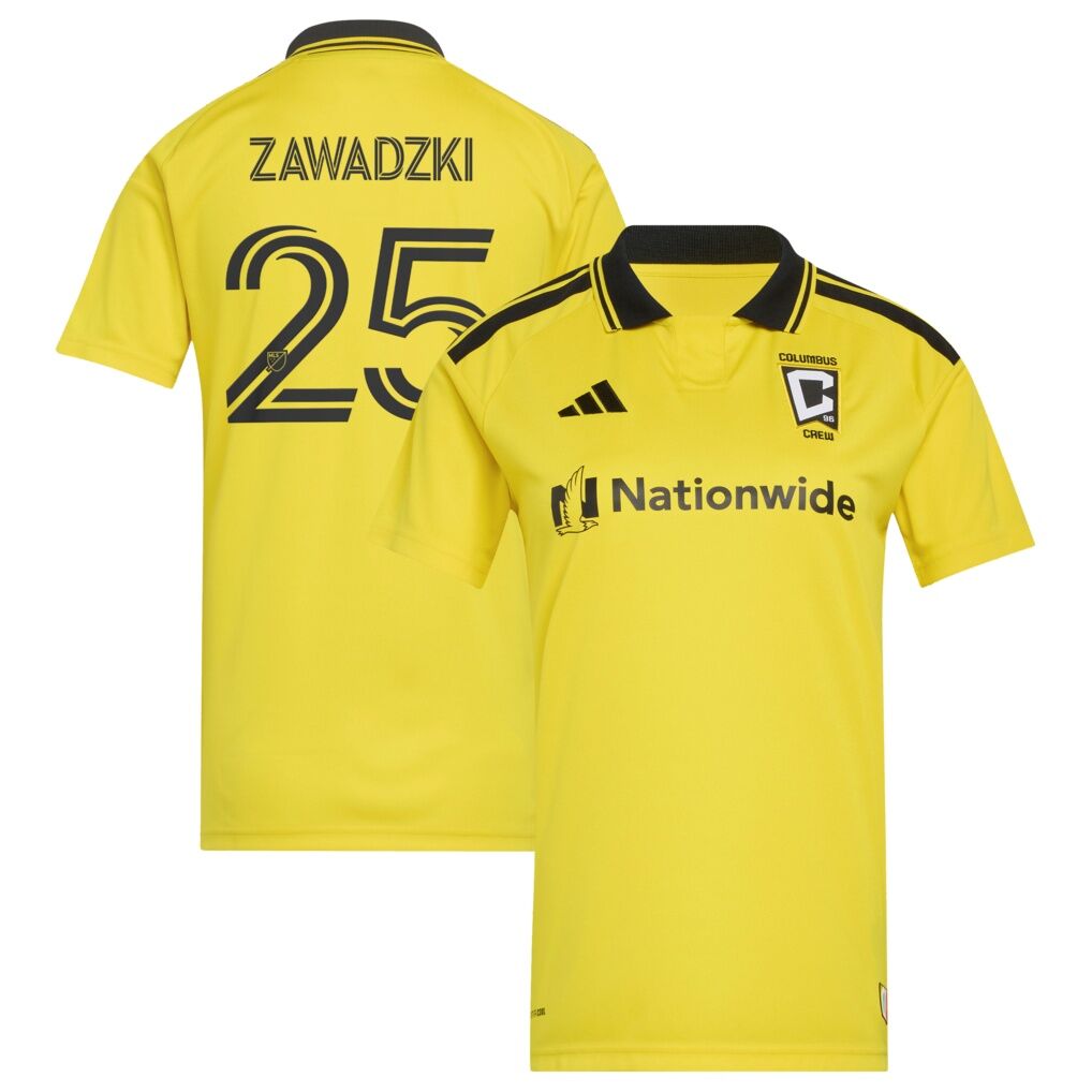 Sean Zawadzki Columbus Crew adidas Women's 2026 The Crafted for Excellence Kit Replica Jersey