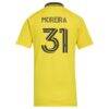 Steven Moreira Columbus Crew adidas Women's 2026 The Crafted for Excellence Kit Replica Jersey - Yellow - Detail View