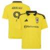 Wessam Abou Ali Columbus Crew adidas Youth 2026 The Crafted for Excellence Kit Replica Jersey - Yellow - Front View