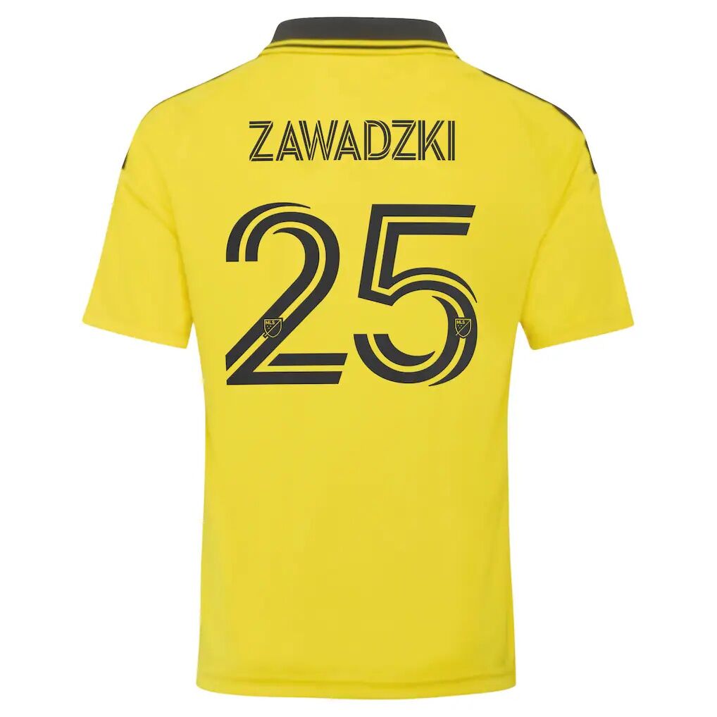 Sean Zawadzki Columbus Crew adidas Youth 2026 The Crafted for Excellence Kit Replica Jersey