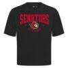 Ottawa Senators Levelwear Luxe Signature Knit T-Shirt - Black - Side View