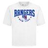 New York Rangers Levelwear Luxe Signature Knit T-Shirt - White - Side View