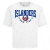 New York Islanders Levelwear Luxe Signature Knit T-Shirt - White - Side View