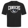 Vancouver Canucks Levelwear Luxe Signature Knit T-Shirt - Black - Side View