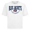 Columbus Blue Jackets Levelwear Luxe Signature Knit T-Shirt - White - Side View