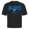 St. Louis Blues Levelwear Luxe Signature Knit T-Shirt - Black - Side View