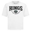 Los Angeles Kings Levelwear Luxe Signature Knit T-Shirt - White - Side View