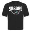 San Jose Sharks Levelwear Luxe Signature Knit T-Shirt - Black - Side View