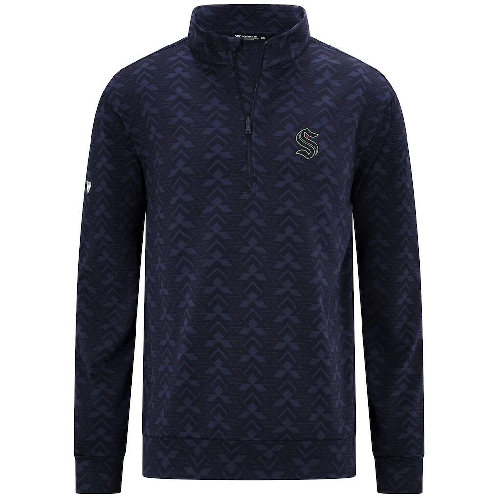 Seattle Kraken Levelwear Chameleon Quarter-Zip Sweatshirt