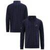 San Jose Sharks Levelwear Chameleon Quarter-Zip Sweatshirt - Navy - Front View