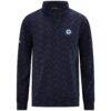 Winnipeg Jets Levelwear Chameleon Quarter-Zip Sweatshirt - Navy - Side View