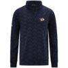 Nashville Predators Levelwear Chameleon Quarter-Zip Sweatshirt - Navy - Side View