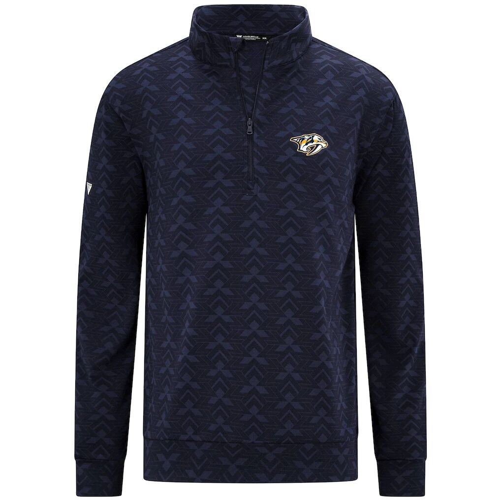 Nashville Predators Levelwear Chameleon Quarter-Zip Sweatshirt