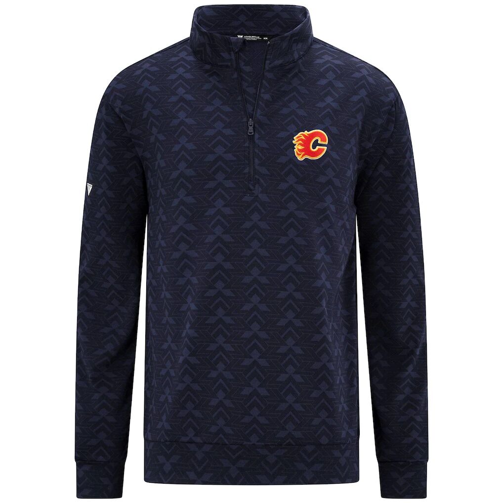 Calgary Flames Levelwear Chameleon Quarter-Zip Sweatshirt