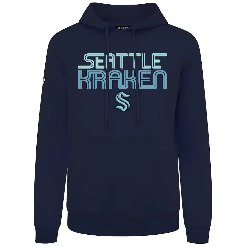 Seattle Kraken Levelwear Podium Lanes Hoodie - Deep Sea Blue