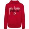 New Jersey Devils Levelwear Podium Lanes Hoodie - Red - Side View
