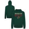 Minnesota Wild Levelwear Podium Lanes Hoodie - Green - Front View