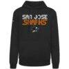 San Jose Sharks Levelwear Podium Lanes Hoodie - Black - Side View