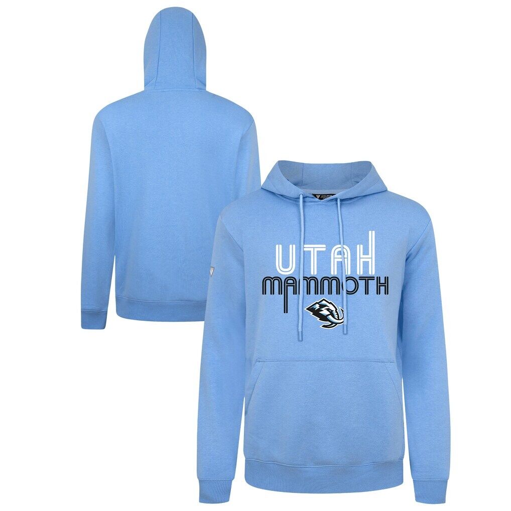 Utah Mammoth Levelwear Podium Lanes Hoodie - Light Blue