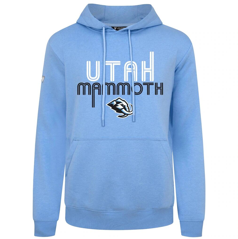 Utah Mammoth Levelwear Podium Lanes Hoodie - Light Blue
