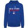 New York Rangers Levelwear Podium Lanes Hoodie - Blue - Side View