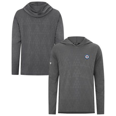 Winnipeg Jets Levelwear Spike Hoodie - Gray - Front View