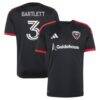 Lucas Bartlett D.C. United adidas 2026 Black-and-Red Kit Replica Jersey - Black - Front View