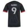 Tai Baribo D.C. United adidas Women's 2026 Black-and-Red Kit Replica Jersey - Black - Detail View