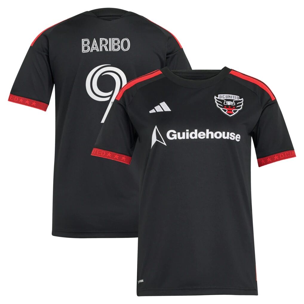 Tai Baribo D.C. United adidas Women's  2026 Black-and-Red Kit Replica Jersey