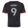 Tai Baribo D.C. United adidas Youth 2026 Black-and-Red Kit Replica Jersey - Black - Detail View