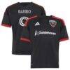 Tai Baribo D.C. United adidas Youth 2026 Black-and-Red Kit Replica Jersey - Black - Front View