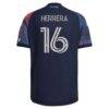 Héctor Herrera Houston Dynamo FC adidas 2026 Mission Control On-Field Authentic Patch Jersey - Blue - Detail View