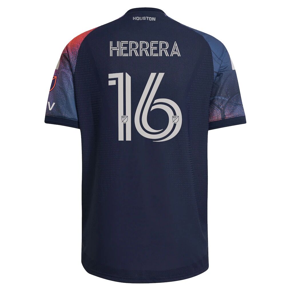 Héctor Herrera Houston Dynamo FC adidas 2026 Mission Control On-Field Authentic Patch Jersey