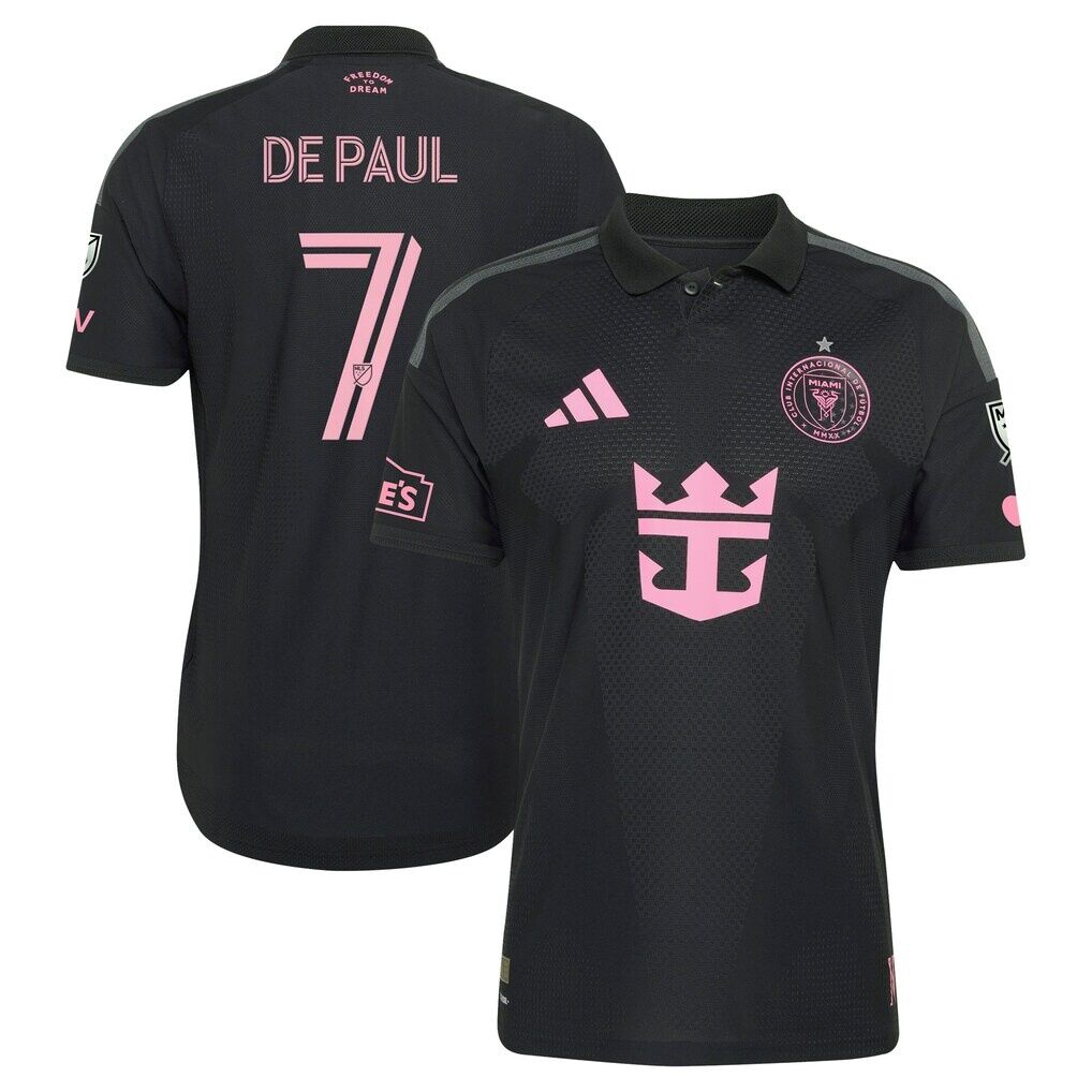 Rodrigo De Paul Inter Miami CF adidas 2026 Presagio On-Field Authentic Patch Jersey