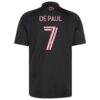 Rodrigo De Paul Inter Miami CF adidas 2026 Presagio Replica Jersey - Black - Detail View
